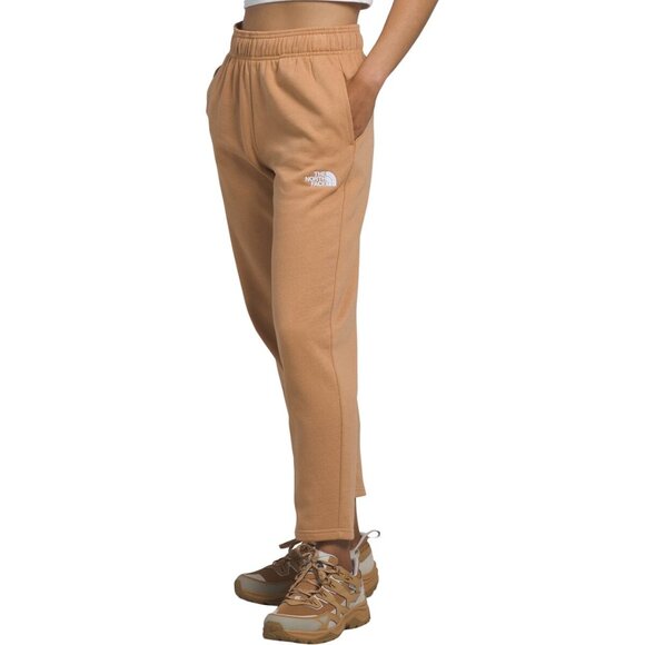 The North Face Evolution Sweatpants Womens Small Tan Cocoon Fit High Rise Ankle